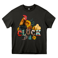 Asphalt cluck it coop animals hen and chick aztec serape leopard Heavy Core Tee - Artiststas