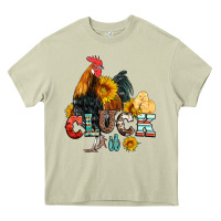 Mossy cluck it coop animals hen and chick aztec serape leopard Heavy Core Tee - Artiststas