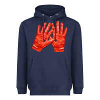 Navy receiver gloves fa element 1 Heavyweight Hoodie - FaDigitalArtStudio