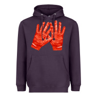 Plum receiver gloves fa element 1 Heavyweight Hoodie - FaDigitalArtStudio