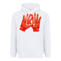 White receiver gloves fa element 1 Heavyweight Hoodie - FaDigitalArtStudio