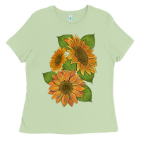 Matcha sunflowers Ladies Tee - Artiststas