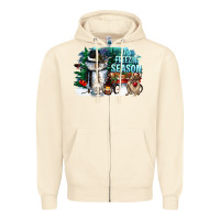 Sandshell its freezin season Zipper Hoodie - CowGirlArtShop
