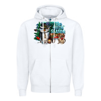 White its freezin season Zipper Hoodie - CowGirlArtShop
