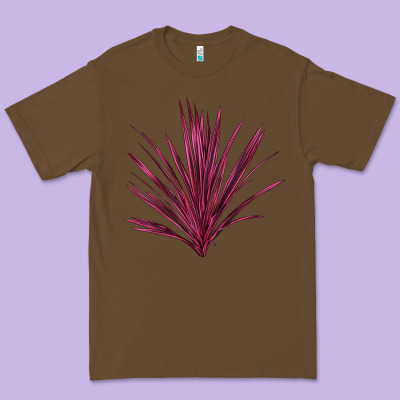 Pink Cordyline Premium Tee Designed By Lillyallendesigns