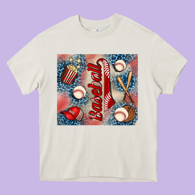 Baseball Heavy Core Tee Designed By Adodesignshop