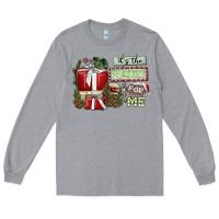 Heather Grey It's The Present For Me Long Sleeve Tee - SublimationCraftShop