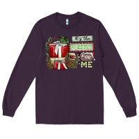 Plum It's The Present For Me Long Sleeve Tee - SublimationCraftShop