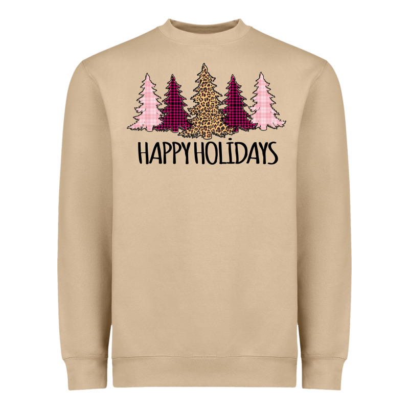 Happy Holidays Tree Heavyweight Sweatshirt by Bettercallsaul | Teevron