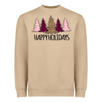 Mushroom Happy Holidays Tree Heavyweight Sweatshirt - Bettercallsaul