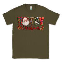 Army Green Howdy Christmas Santa Classic Tee - NancyCooperArtShop
