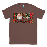 Chestnut Howdy Christmas Santa Classic Tee - NancyCooperArtShop