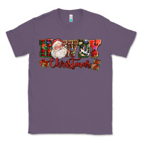Lavender Howdy Christmas Santa Classic Tee - NancyCooperArtShop