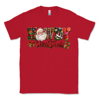 Red Howdy Christmas Santa Classic Tee - NancyCooperArtShop