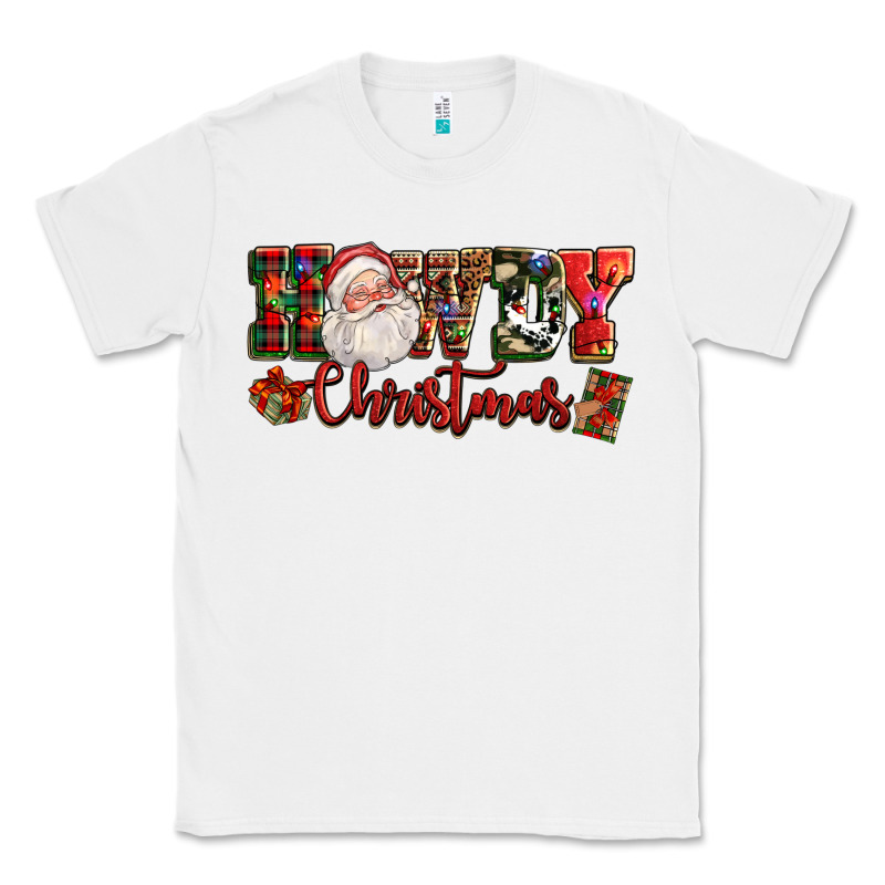 Howdy Christmas Santa Classic Tee by NancyCooperArtShop | Teevron