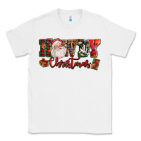White Howdy Christmas Santa Classic Tee - NancyCooperArtShop