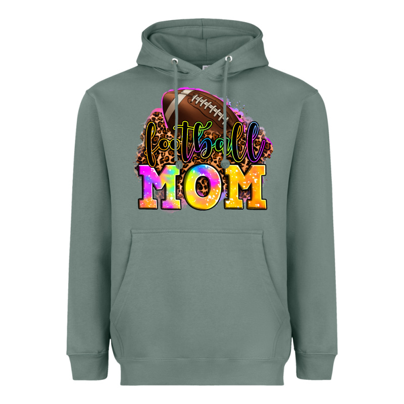 Football Mom Heavyweight Hoodie by OliviaCreatesArt | Teevron