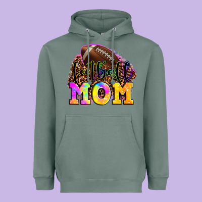 Football Mom Heavyweight Hoodie Designed By Oliviacreatesart