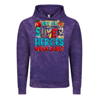 Cloud Purple not all super heroes wear capes Vintage Hoodie - NancyCooperArtShop