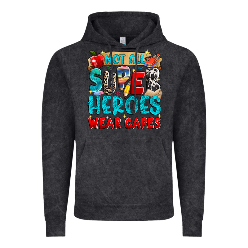 Not All Super Heroes Wear Capes Vintage Hoodie by NancyCooperArtShop | Teevron
