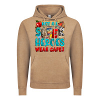Vintage Coffee not all super heroes wear capes Vintage Hoodie - NancyCooperArtShop