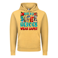 Vintage Mustard not all super heroes wear capes Vintage Hoodie - NancyCooperArtShop