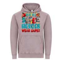 Vintage Zinc not all super heroes wear capes Vintage Hoodie - NancyCooperArtShop