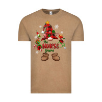 Vintage Coffee the nurse gnome christmas Vintage Tee - MaliasSmallBusiness