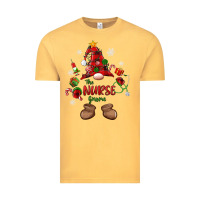 Vintage Mustard the nurse gnome christmas Vintage Tee - MaliasSmallBusiness