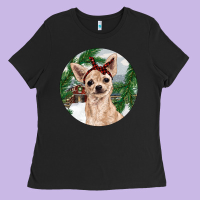 Chihuahua And Farm Ladies Tee Designed By Ranaportraitstore