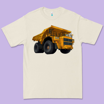 Dump Truck Premium Tee Designed By Lillyallendesigns