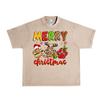 French Oak merry christmas paws Urban Heavy Tee - MaliasSmallBusiness