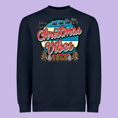 Christmas Vibes Heavyweight Sweatshirt Designed By Bettercallsaul