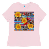 Bubblegum Pink mama tried seamless Ladies Tee - AdoDesignShop