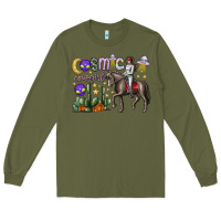 Army Green cosmic cowgirl Long Sleeve Tee - SublimationCraftShop
