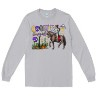 Moon Dust cosmic cowgirl Long Sleeve Tee - SublimationCraftShop