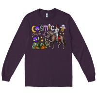 Plum cosmic cowgirl Long Sleeve Tee - SublimationCraftShop