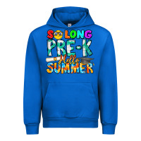Cobalt So Long Pre K Hello Summer Urban Hoodie - CowhideDigitalArt