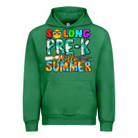 Emerald So Long Pre K Hello Summer Urban Hoodie - CowhideDigitalArt