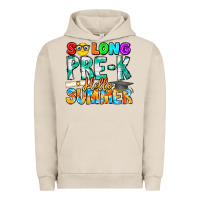 Pigment French Oak So Long Pre K Hello Summer Urban Hoodie - CowhideDigitalArt