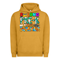 Pigment Peanut Butter So Long Pre K Hello Summer Urban Hoodie - CowhideDigitalArt