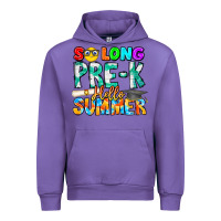 Tulip So Long Pre K Hello Summer Urban Hoodie - CowhideDigitalArt