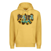 Antique Gold Mama vibes leopard mother's day Premium Hoodie - HowdyJamesFarm