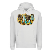 Dove Grey Mama vibes leopard mother's day Premium Hoodie - HowdyJamesFarm
