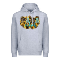 Heather Grey Mama vibes leopard mother's day Premium Hoodie - HowdyJamesFarm