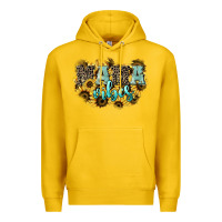 Lemon Mama vibes leopard mother's day Premium Hoodie - HowdyJamesFarm