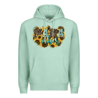 Seafoam Mama vibes leopard mother's day Premium Hoodie - HowdyJamesFarm