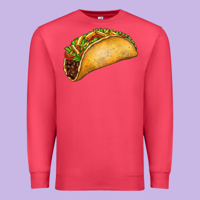 Taco Premium Sweatshirt Designed By Fadigitalartstudio
