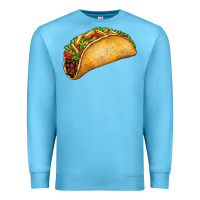 Ocean Blue Taco Premium Sweatshirt - FaDigitalArtStudio