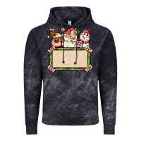 Cloud Black santa reindeer snowman preview and costom name Vintage Hoodie - MaliasSmallBusiness